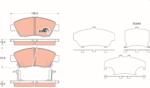 TRW Set placute frana TRW GDB3375 (GDB3375)