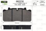VALEO Set placute frana VALEO 882230 (882230)