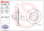 BREMBO Disc frana BREMBO 09. A867.10 (09.A867.10)