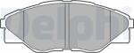 DELPHI Set placute frana DELPHI LP2496 (LP2496)