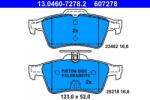 ATE Set placute frana ATE 13.0460-7278.2 (13.0460-7278.2) - fixbox