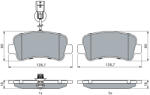 Bosch Set placute frana BOSCH 0 986 494 500 (0 986 494 500)