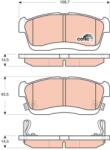 TRW Set placute frana TRW GDB3430 (GDB3430)