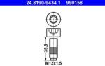 ATE Surub, disc frana ATE 24.8190-9434.1 (24.8190-9434.1) - fixbox