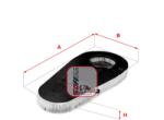 SOFIMA Filtru aer SOFIMA S 7A97 A (S 7A97 A) - fixbox