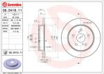 BREMBO Disc frana BREMBO 08. D418.11 - fixbox