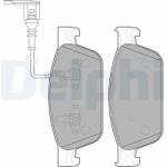 DELPHI Set placute frana, frana disc DELPHI LP2199 - fixbox