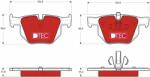 TRW Set placute frana TRW GDB1560DTE (GDB1560DTE)