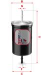 SOFIMA Filtru combustibil SOFIMA S 1747 B (S 1747 B) - fixbox