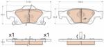 TRW Set placute frana TRW GDB4448 (GDB4448)