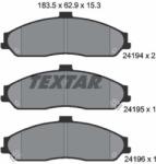 TEXTAR Set placute frana TEXTAR 2419401 (2419401) - fixbox