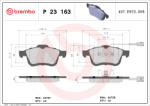 BREMBO Set placute frana BREMBO P 23 163 (P 23 163)
