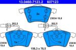 ATE Set placute frana ATE 13.0460-7123.2 (13.0460-7123.2)