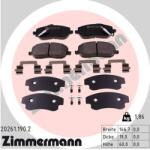 ZIMMERMANN Set placute frana ZIMMERMANN 20261.190. 2 (20261.190.2)