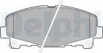DELPHI Set placute frana DELPHI LP2166 (LP2166)