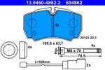 ATE Set placute frana, frana disc ATE 13.0460-4862.2 - fixbox