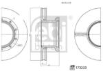 Febi Bilstein Disc frana FEBI BILSTEIN 173233 (173233) - fixbox