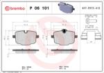 BREMBO Set placute frana BREMBO P 06 101 (P 06 101)