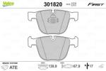 VALEO Set placute frana VALEO 301820 (301820)