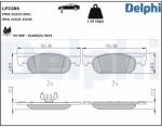 DELPHI Set placute frana DELPHI LP3286 (LP3286)