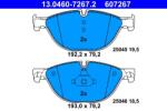 ATE Set placute frana, frana disc ATE 13.0460-7267.2 - fixbox