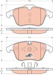 TRW Set placute frana TRW GDB1705 (GDB1705)