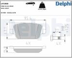 DELPHI Set placute frana DELPHI LP1969 (LP1969)