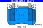 ATE Set placute frana ATE 13.0460-4870.2 (13.0460-4870.2) - fixbox