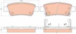 TRW Set placute frana TRW GDB3576 (GDB3576)