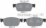 TEXTAR Set placute frana TEXTAR 2462301 (2462301) - fixbox