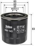 VALEO Filtru ulei VALEO 586143 (586143) - fixbox