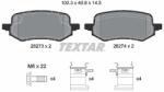 TEXTAR Set placute frana TEXTAR 2627301 (2627301)