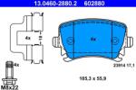 ATE Set placute frana ATE 13.0460-2880.2 (13.0460-2880.2) - fixbox