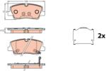 TRW Set placute frana TRW GDB3646 (GDB3646)