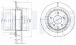 DELPHI Disc frana DELPHI BG3765C (BG3765C) - fixbox