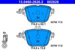 ATE Set placute frana ATE 13.0460-2626.2 (13.0460-2626.2) - fixbox