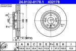 ATE Disc frana fata Mercedes GLE W166/C292, ML W166 ATE 24.0132-0178.1 (24.0132-0178.1)