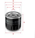 SOFIMA Filtru ulei SOFIMA S 2100 R - fixbox