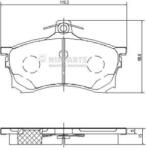NIPPARTS Set placute frana NIPPARTS J3605037 (J3605037)