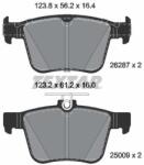 TEXTAR Set placute frana TEXTAR 2628701 (2628701)