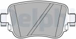 DELPHI Set placute frana DELPHI LP2709 (LP2709)