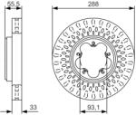 Bosch Disc frana BOSCH 0 986 479 A49 (0 986 479 A49) - fixbox