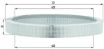MAHLE Filtru aer MAHLE LX 61 (LX 61) - fixbox