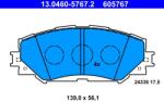 ATE Set placute frana ATE 13.0460-5767.2 (13.0460-5767.2)