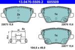 ATE Set placute frana ATE 13.0470-5509.2 (13.0470-5509.2)