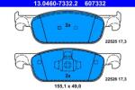 ATE Set placute frana ATE 13.0460-7332.2 (13.0460-7332.2) - fixbox