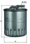 MAHLE Filtru combustibil MAHLE KL 155/1 (KL 155/1) - fixbox