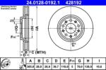 ATE Disc frana fata Alfa Romeo 159, 159 Sportwagon ATE 24.0128-0192.1 (24.0128-0192.1)
