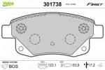 VALEO Set placute frana VALEO 301738 (301738)