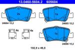 ATE Set placute frana ATE 13.0460-5604.2 (13.0460-5604.2)